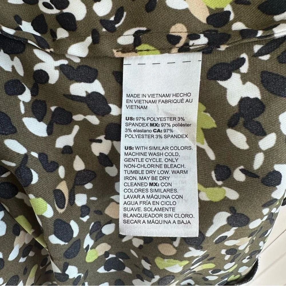 Chico's Women's Printed Maxi-Length Shirtdress EUC - Picture 5 of 6